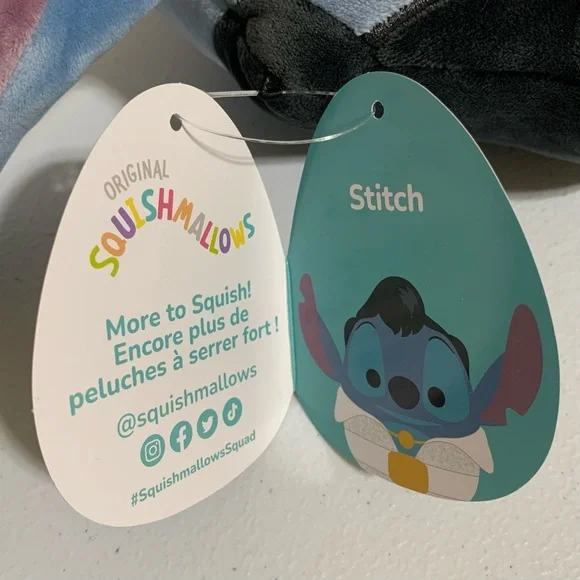 Disney Elvis Stitch 8” Squishmallow-NWT